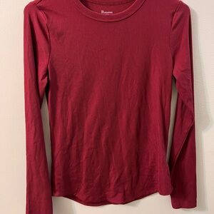 NOBO Women's Burgundy Long Sleeve Tee